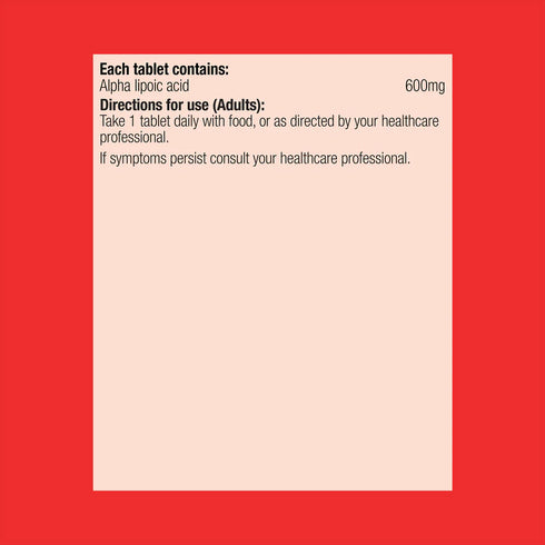 Lipoic Acid 600 60s-Matakana Pharmacy